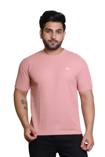 Cavora Textured Popcorn Tee – Rosewood Blush