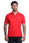 Cavora Fire Red Zip Polo
