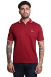 Cavora Maroon Pulse Zip Polo