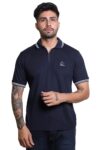 Cavora Midnight Navy Zip Polo